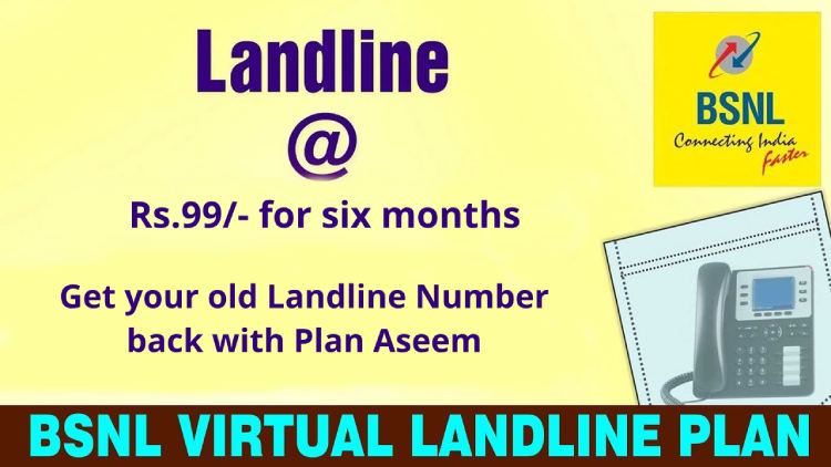 BSNL Virtual Landline with Plan Aseem