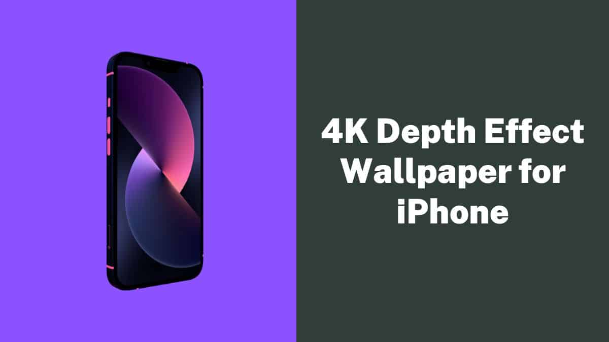 4K Depth Effect Wallpaper for iPhone