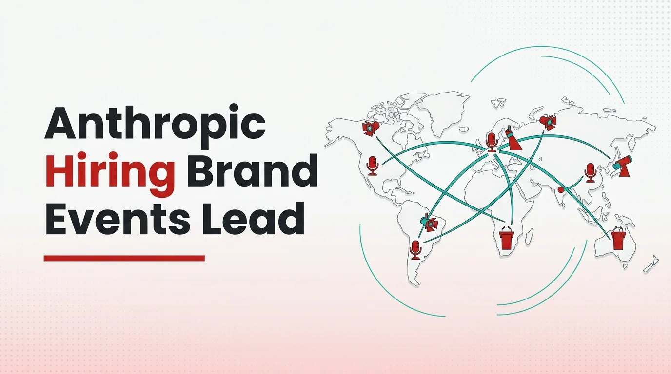 Anthropic Hiring $400K Brand Events Lead- No Coding, 40% Global Travel