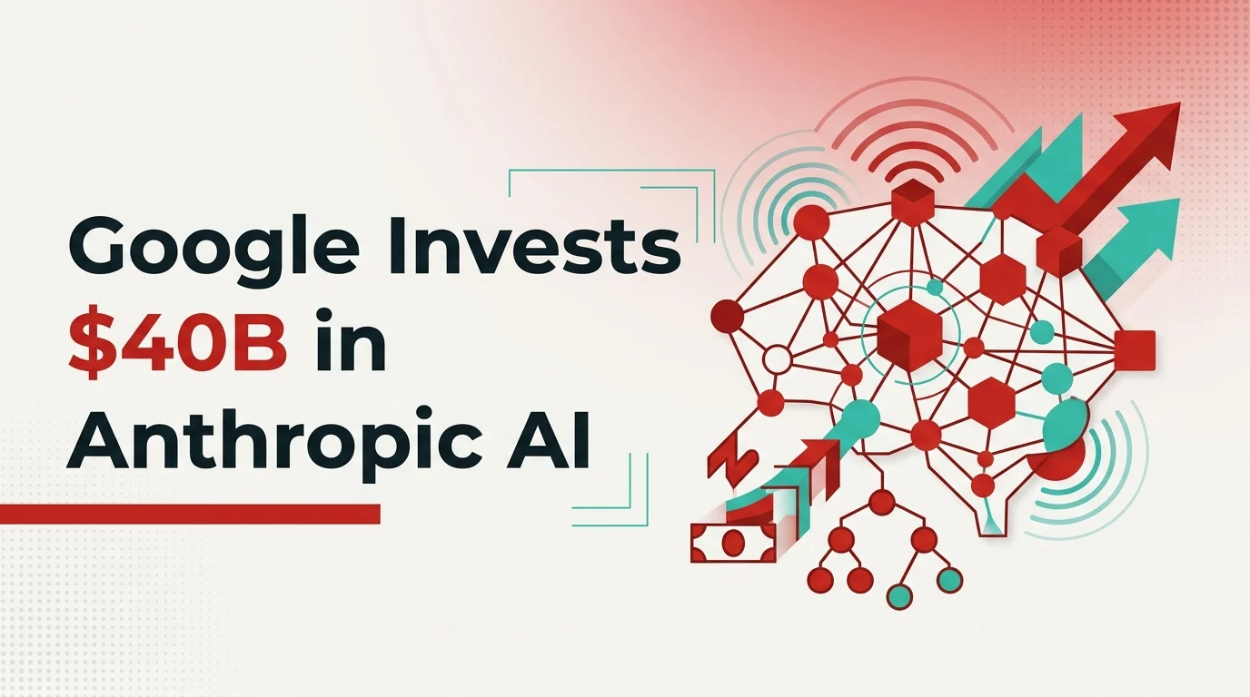 Google to Invest Upto $40 Billion in Anthropic AI