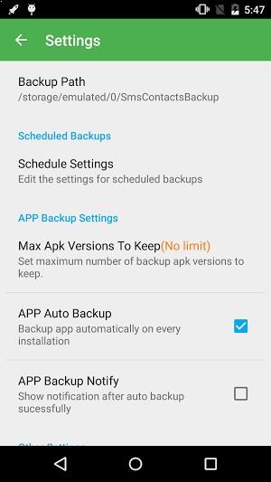 superbackup screen 2