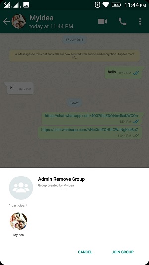 whatsapp group admin remove 7