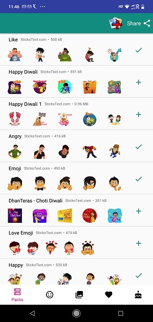 whatsapp sticker pack 1