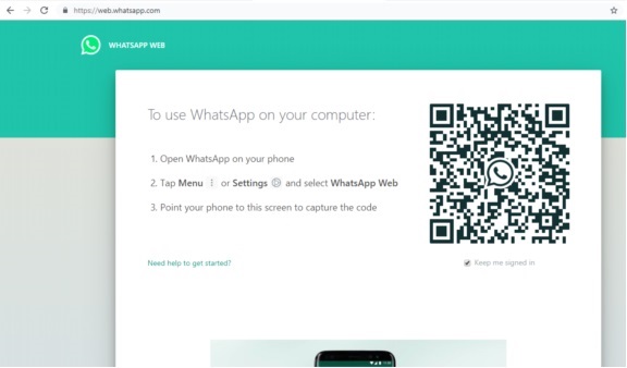 WhatsApp Login QR Code
