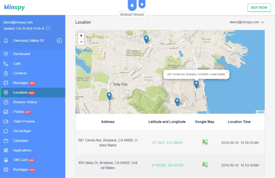 minspy-track-cell-phone-location