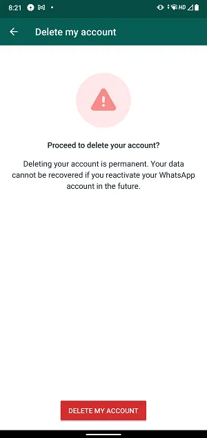 WhatsApp Hesabı Nasıl Devre Dışı Bırakılır ve Silinir 6 sil-whatsapp-5