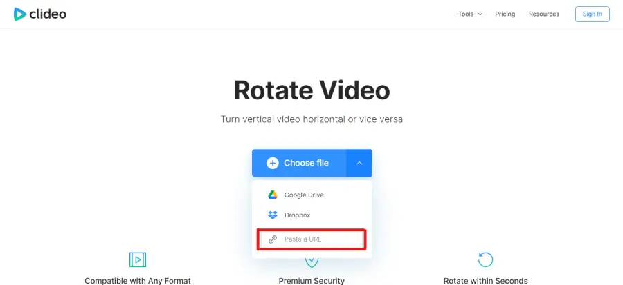 paste-video-url