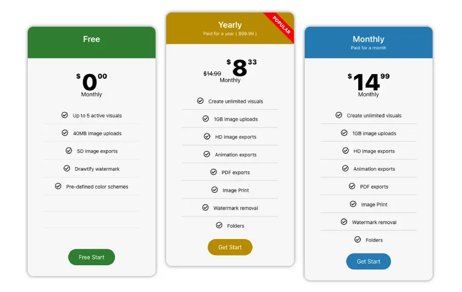 Drawtify-Pricing