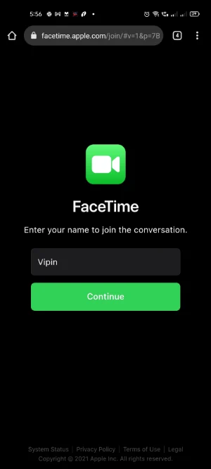 FaceTime-Android-Name