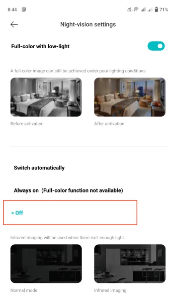 mi-home-night-vision-settings