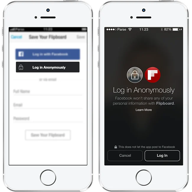 Facebook Introduces Anonymous Login to maintain the privacy of its users