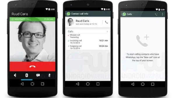 WhatsApp to Update its Android App to Improve Voice Call Quality