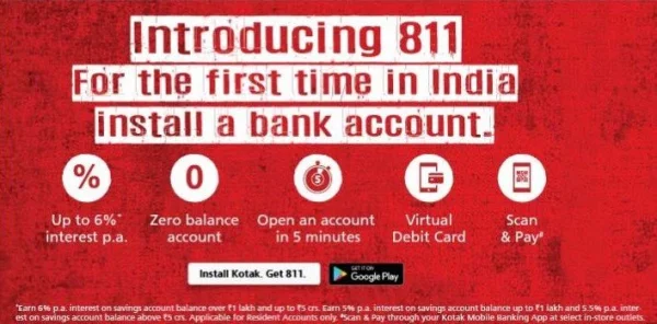 Get Free Instant International Virtual Debit Card From Kotak 811