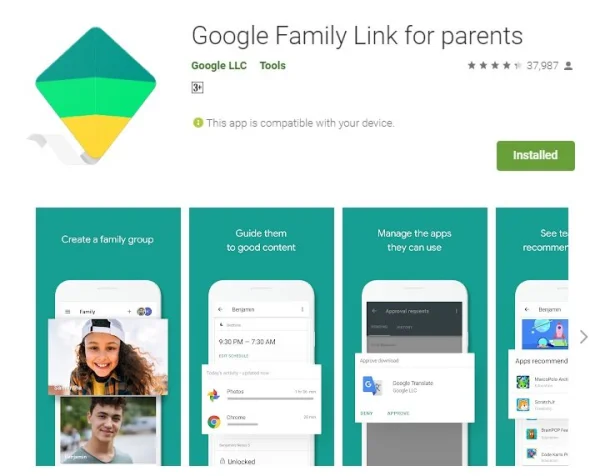 Google Family Link - Monitor and Track Smartphone Usage of Children & Teenagers