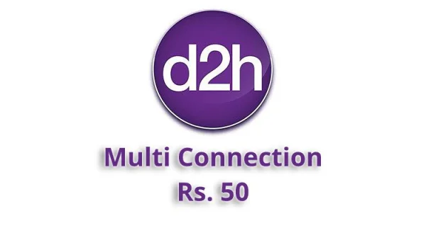 D2H Reduced the Multi Connection Charge to Rs. 50