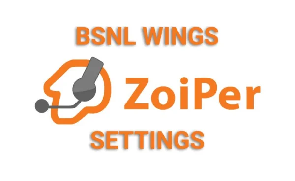 Zoiper Configuration For BSNL Wings VoIP Service