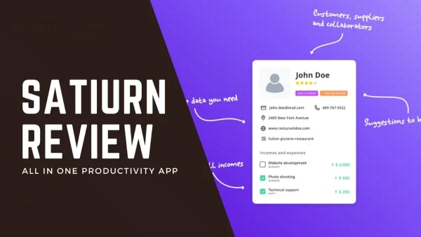 Satiurn Review - All in One Productivity Tool