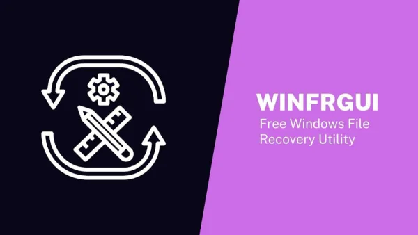 WinfrGUI - Free Windows File Recovery Utility