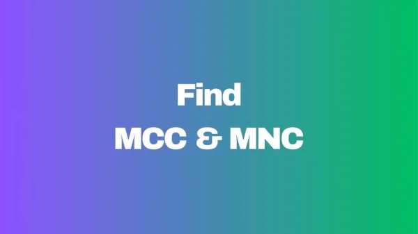 How to Find the MCC and MNC from a SIM Card?