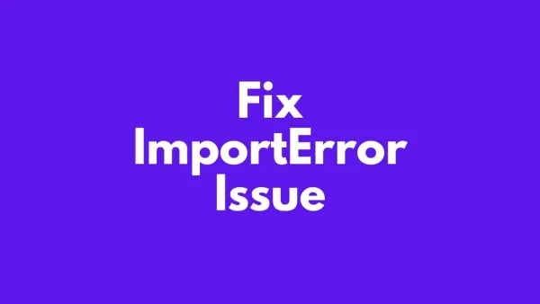 Fix ImportError: attempted relative import with no known parent package Issue