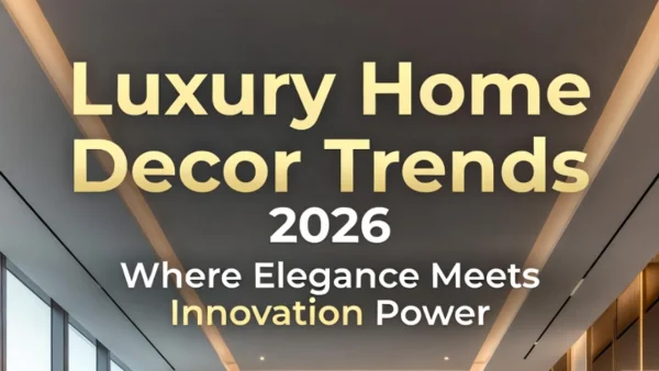 Luxury Home Decor Trends 2026:Where Elegance Meets innovation power