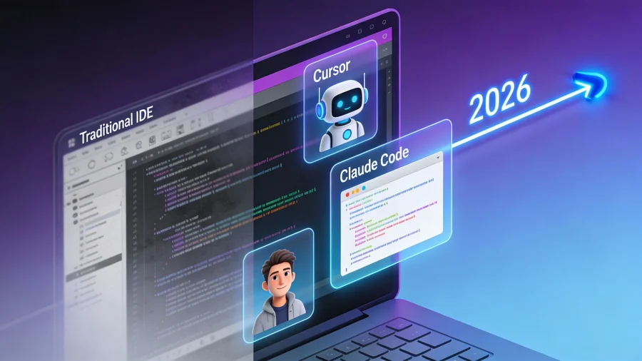 Why AI Tools Like Cursor and Claude Code Are Replacing Traditional IDEs by 2026