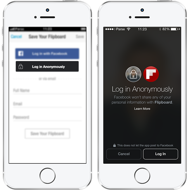 Facebook Introduces Anonymous Login to maintain the privacy of its users