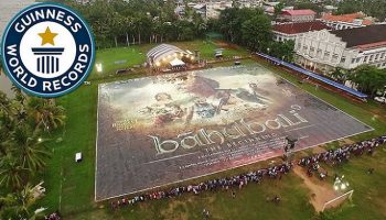 Guinness World Records – Largest Poster of Baahubali at Kochi Kerala