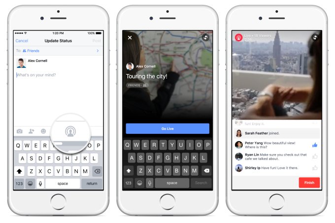 Facebook Is Bringing Live Video Broadcasting To Android Users 1 facebook live rollout