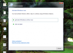 Any problem in getting Windows activation alert message ?