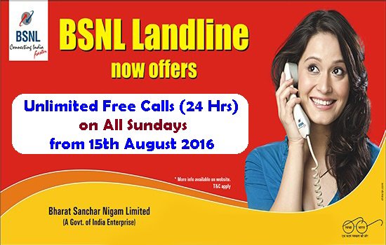 bsnl-landline-unlimited-calling-SUNDAYS-offer