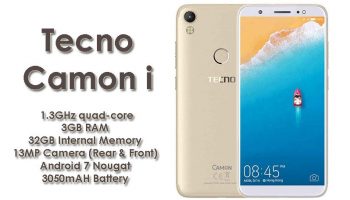 Tecno Camon i With 13-Megapixel Camera and 3GB RAM Launched in India