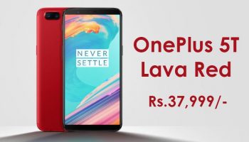 OnePlus 5T Lava Red Colour Edition Launched in India at a Price of Rs. 37,999