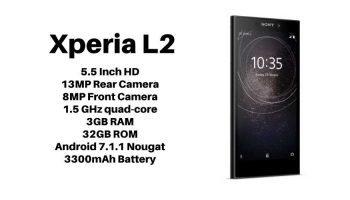 Sony Xperia L2 with 13 MP Camera and 5.5-inch HD Display Launched in India at Rs. 19,990