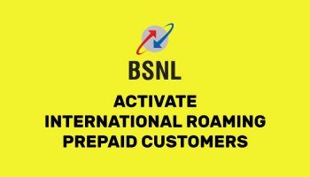 Prepaid BSNL Roaming That International Travellers Can Choose