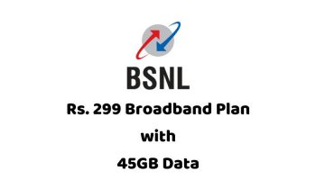 BSNL Introduced Rs.299 Broadband Plan With 45GB Data for 30 Days