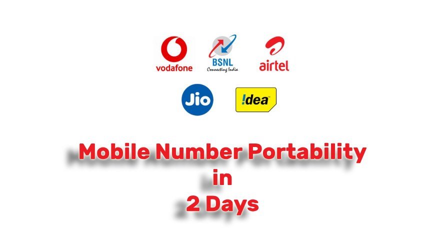 Mobile Number Portability in 2 days