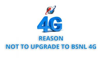 Reason Why Not To Upgrade BSNL SIM To 4G