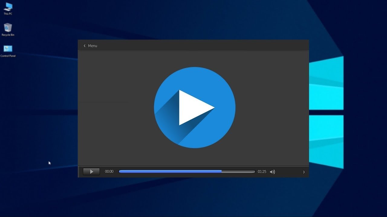 windows media player play video when opened