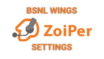 Zoiper Settings to Configure BSNL Wings