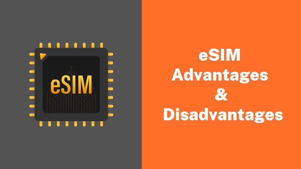 What are the disadvantages of eSIM on iPhone?