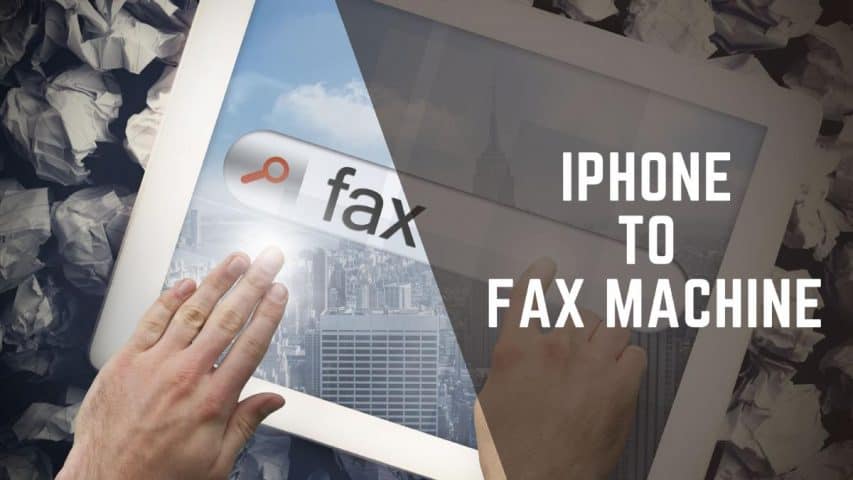 iPhone-To-Fax-Machine
