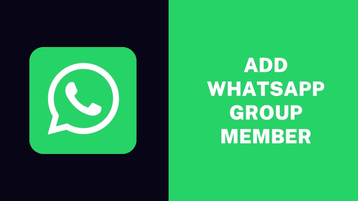 Add WhatsApp Group Member