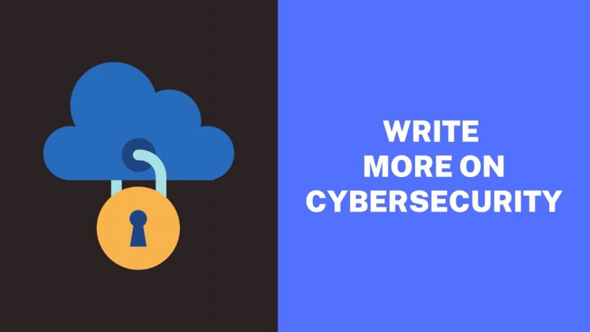 Write A Paper on Cybersecurity
