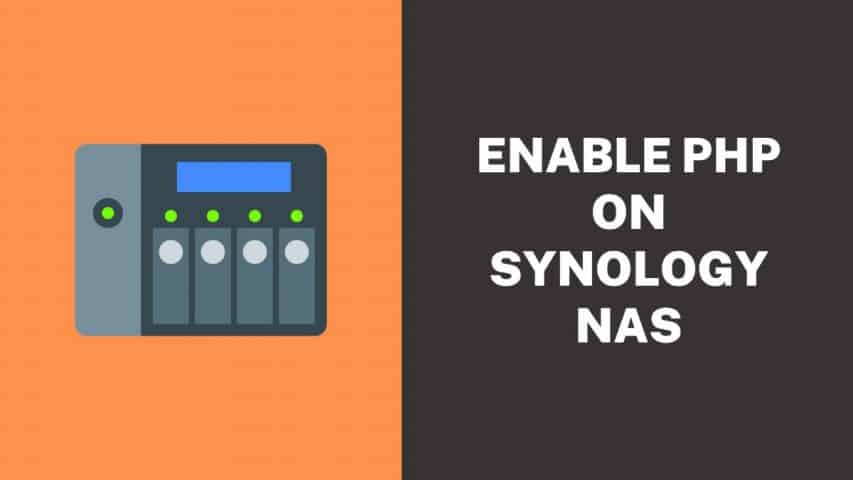 Enable PHP on Synology NAS