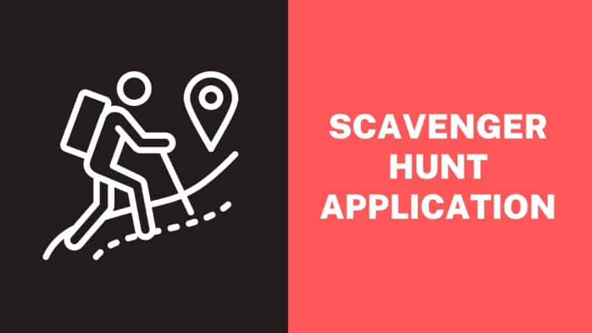 Scavenger hunt Application
