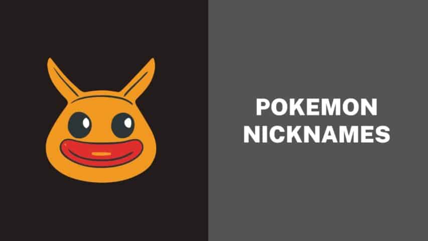 Pokemon Nicknames