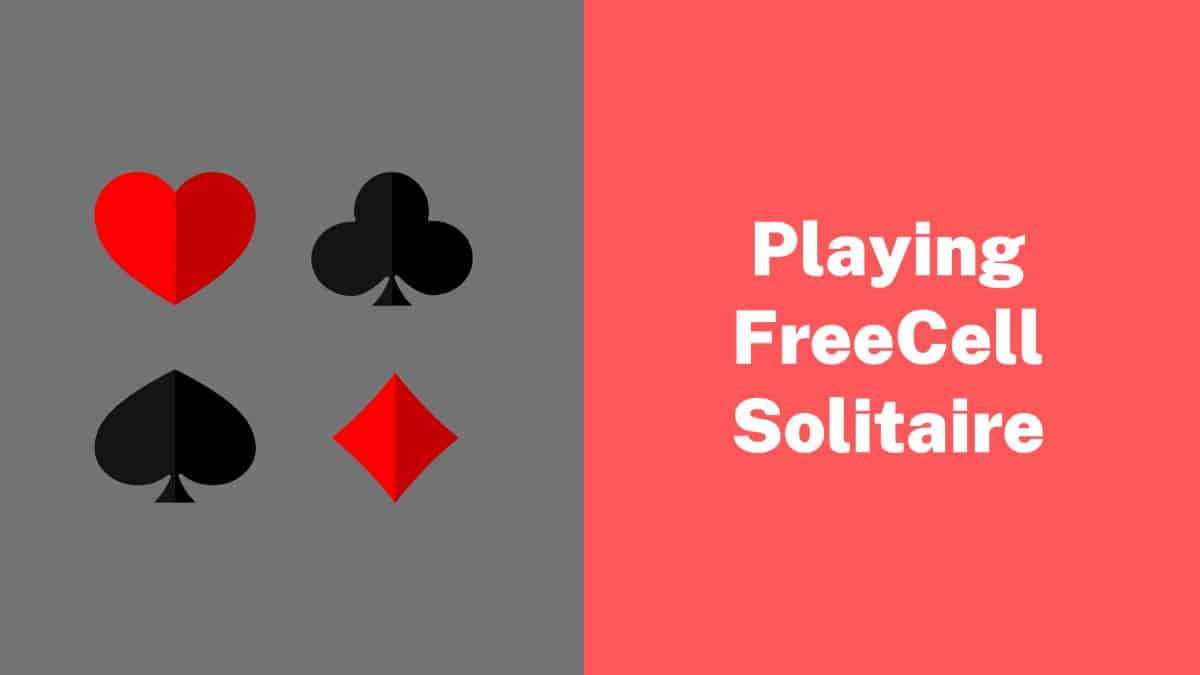 Playing FreeCell Solitaire