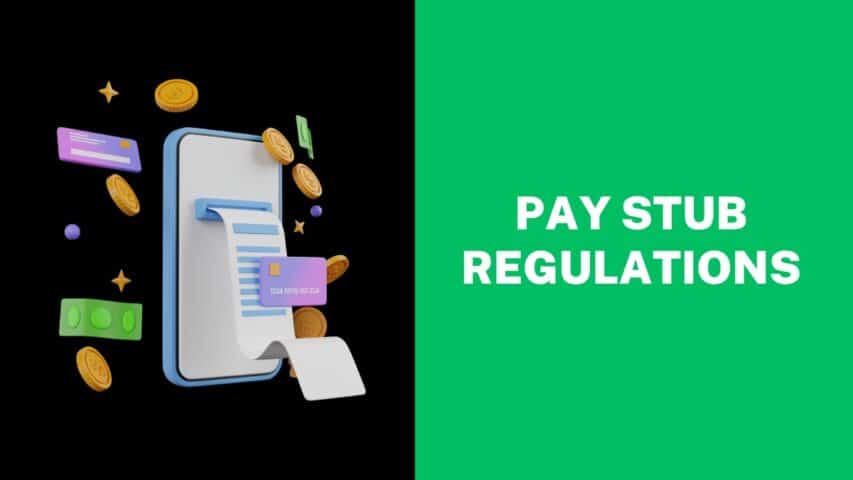 Pay Stub Regulations