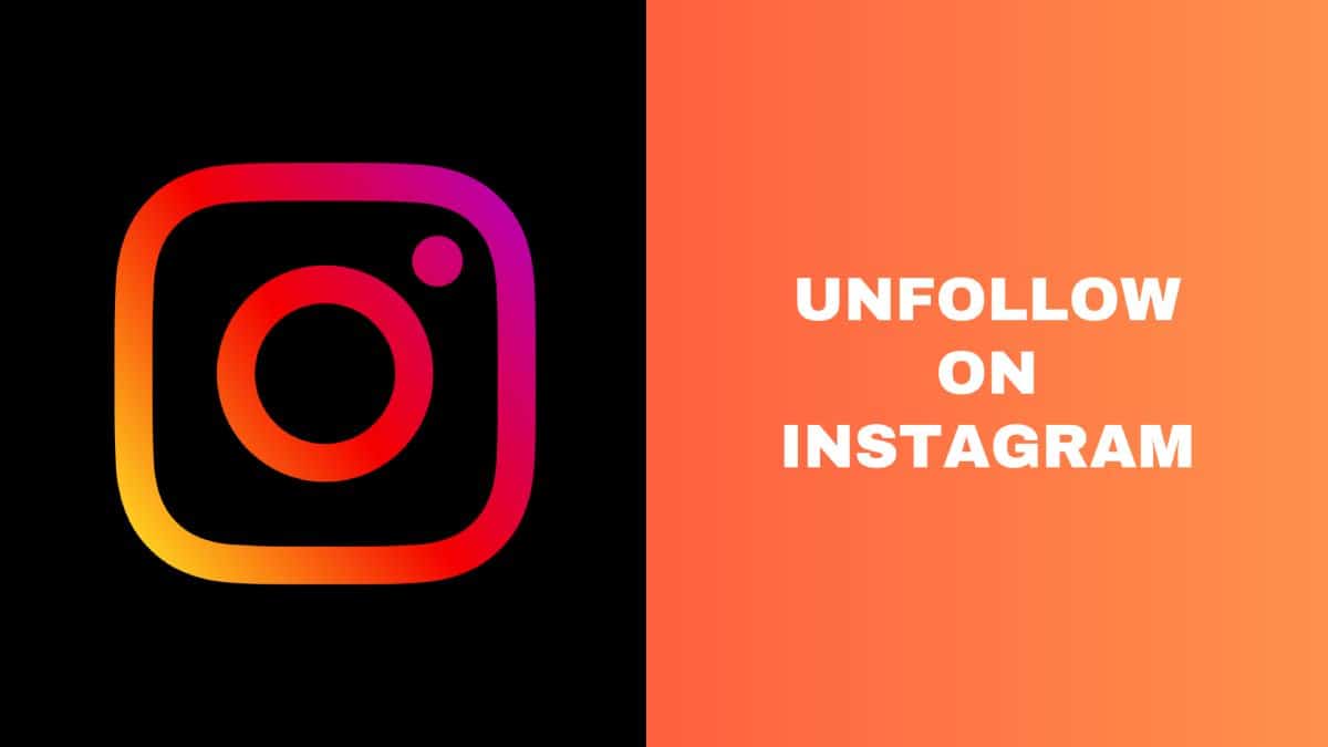 Unfollow on Instagram